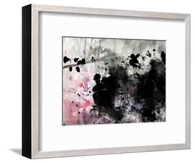 Abstract Black And White Ink Painting On Grunge Paper With Regard To Monochrome Framed Art Prints (View 15 of 15)