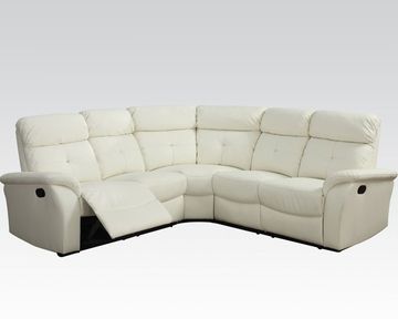 Acme Furniture Light Beige Sectional Sofa Lawrence Ac51650 Inside Ecru And Otter Coffee Tables (View 15 of 15)