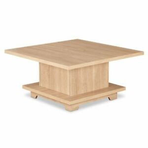 Acme Tally Square Coffee Table In Weathered Oak Throughout Square Weathered White Wood Coffee Tables (View 11 of 15)