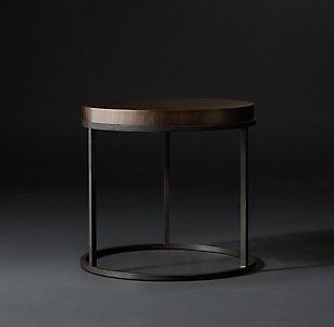 All Cocktail Tables | Rh | Round Side Table, Side Table Throughout Polished Chrome Round Cocktail Tables (View 10 of 15)