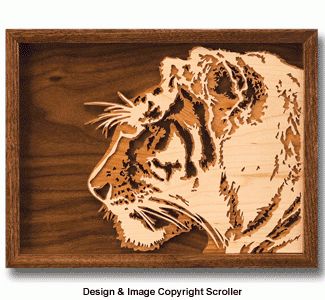 All Other – Layered 3D Tiger Wall Art Design Pattern Within Tiger Wall Art (View 11 of 15)