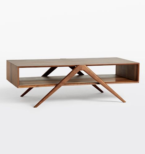 Amboy Walnut Coffee Table | Rejuvenation Pertaining To Hand Finished Walnut Coffee Tables (View 6 of 15)