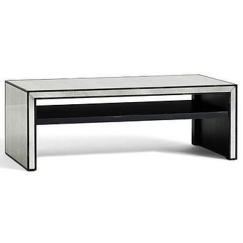'Amelie' Mirrored Coffee Table – Neiman Marcus Regarding Mirrored Modern Coffee Tables (View 10 of 15)