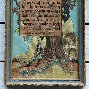 Antique Framed Nature Lover Motto Print Trees V (View 5 of 15)