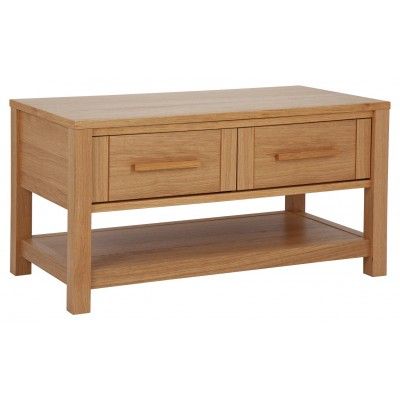Argos Product Support For Collection Mawsley 2 Drawer Oak For 2 Drawer Coffee Tables (View 7 of 15)