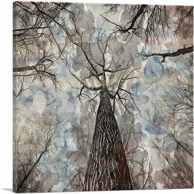 Artcanvas Tall Tree Forest Painting Home Decor Canvas Art With Regard To Dragon Tree Framed Art Prints (View 14 of 15)