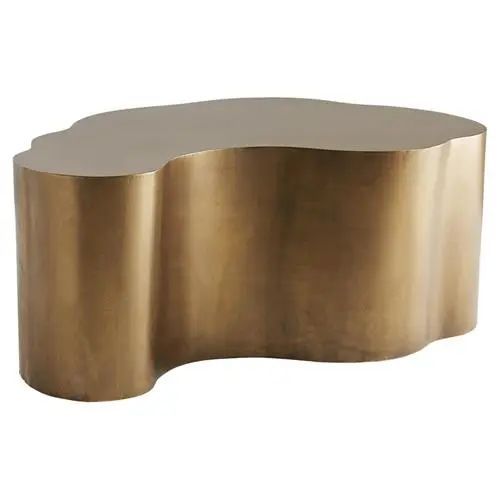 Arteriors Meadow Modern Classic Gold Antique Brass Iron Within Antique Gold And Glass Coffee Tables (View 9 of 15)