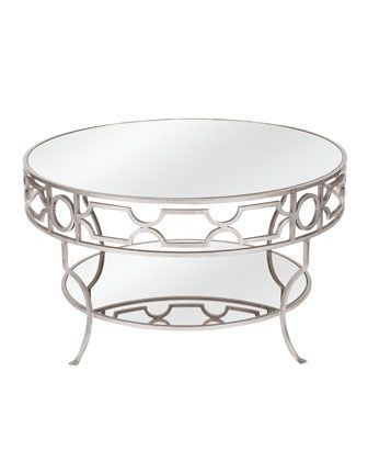 Ava Mirrored Coffee Table | Mirrored Coffee Tables, Dining Within Round Iron Coffee Tables (View 6 of 15)