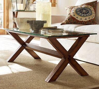 Ava Wood & Glass Rectangular Coffee Table, Espresso Stain For Wood Coffee Tables (View 1 of 15)