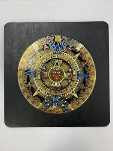 Aztec Calendar/ The Sun Stone Wall Art Made In Mexico For Sun Wood Wall Art (View 11 of 15)