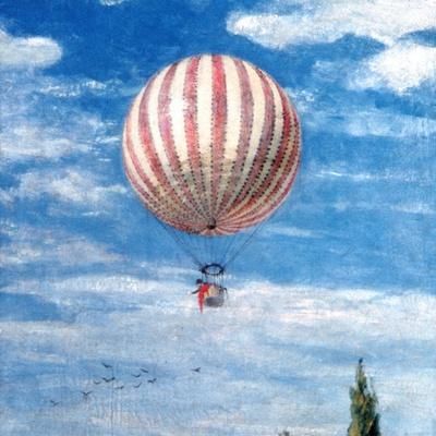 Balloon, 1878 Giclee Printpal Szinyei Merse | Art Pertaining To Balloons Framed Art Prints (View 1 of 15)