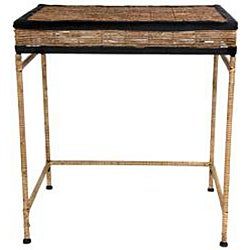 Banana Leaf 24 Inch Woven Console Table (China) – Free Within Natural Woven Banana Coffee Tables (View 6 of 15)