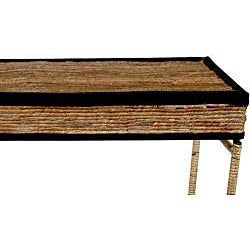 Banana Leaf 30 Inch Woven Console Table (China) – 12937514 Within Natural Woven Banana Coffee Tables (View 2 of 15)