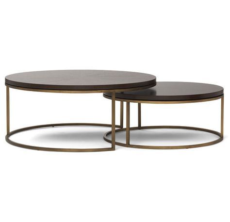 Bassey Nesting Cocktail Table, 55 X 35D X 14 & 12H For Nesting Cocktail Tables (View 6 of 15)