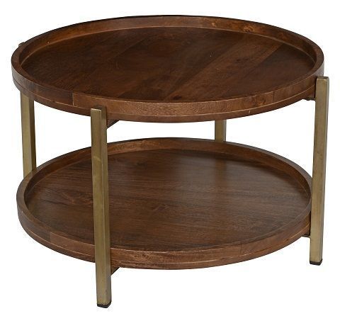 Baxter Coffee Table With Rustic Espresso Wood Coffee Tables (View 5 of 15)