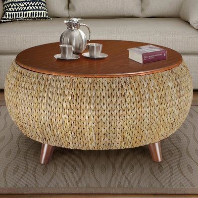 Beachcrest Home Nobles Lift Top Coffee Table With Storage Pertaining To Natural Seagrass Coffee Tables (View 3 of 15)