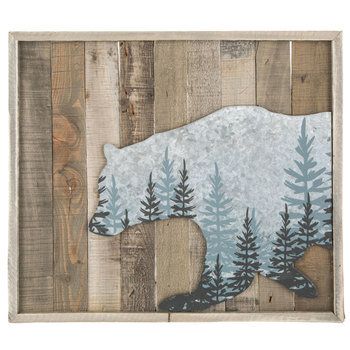 Bear Wood Wall Decor | Hobby Lobby | 1644293 For Waves Wood Wall Art (View 11 of 15)