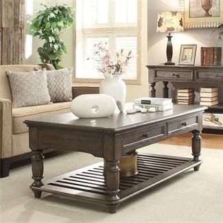 Belmeade Rectangular Coffee Table I Riverside Furniture For L Shaped Coffee Tables (View 6 of 15)