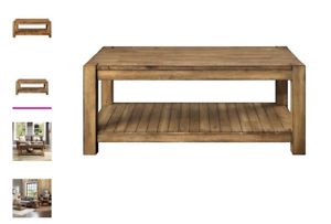 Better Homes & Gardens Bryant Solid Wood Coffee Table In Rustic Bronze Patina Coffee Tables (View 10 of 15)