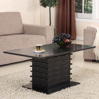 Bianco Collection Black 30 Inch Round Coffee Table Pertaining To Matte Black Coffee Tables (View 10 of 15)