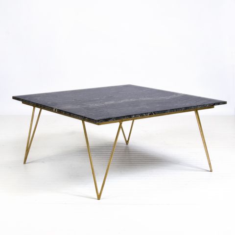 Black Marble Coffee Table – Mecox Gardens Inside Aged Black Coffee Tables (View 4 of 15)