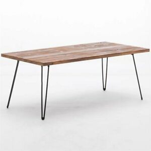Boraam Leonardo 48" Folding Coffee Table In Weathered Oak Within Black And Oak Brown Coffee Tables (View 1 of 15)