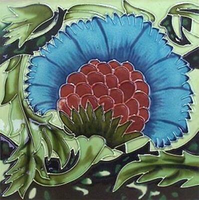 Ccwt Decorative Ceramic Flower Wall Art Tile 8X8 Throughout Flowers Wall Art (View 5 of 15)
