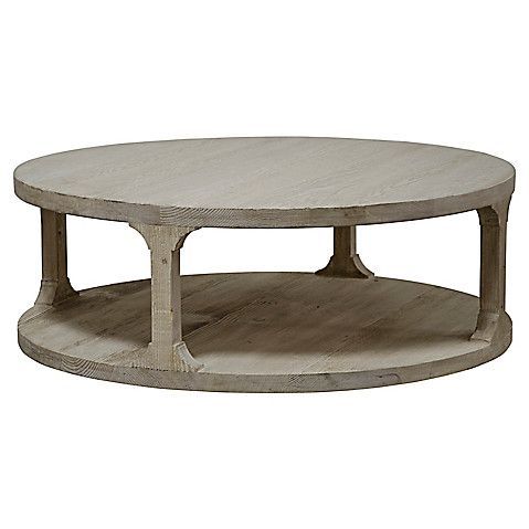 Cfc – Gismo Round Coffee Table, Graywash | Coffee Table Regarding Gray Wash Coffee Tables (View 4 of 15)