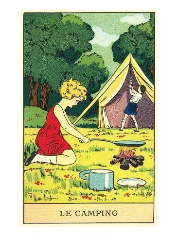 Children Camping Prints – Allposters.co (View 11 of 15)