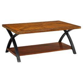 Coffee Table With X Shaped Legs And A Lower Shelf (View 11 of 15)