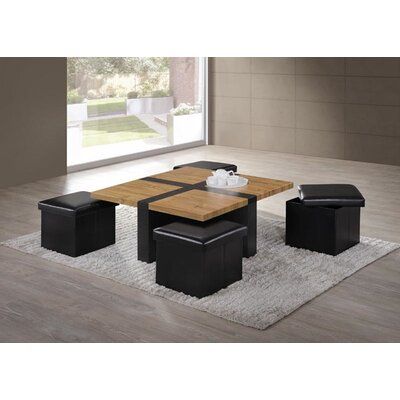 Coffee Tables With Seating You'Ll Love In 2019 | Wayfair For 5 Piece Coffee Tables (View 3 of 15)