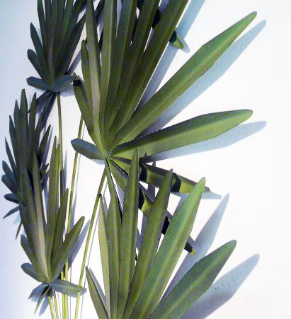 Contemporary Metal Wall Art Green Palm Leaf Tree Branch | Ebay With Palm Leaves Wall Art (View 5 of 15)