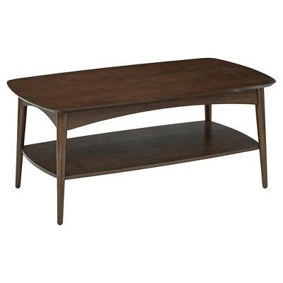 Copenhagen Coffee Table Walnut – Osp Home Furnishings With Regard To Hand Finished Walnut Coffee Tables (View 1 of 15)