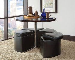 Cosmo 5 Piece Adjustable Height Storage Dinette | Coffee Inside 5 Piece Coffee Tables (View 1 of 15)