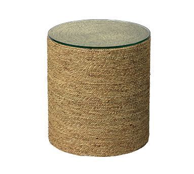 Dixon Seagrass Round End Table | Side Table, Round Side Pertaining To Natural Seagrass Coffee Tables (View 11 of 15)