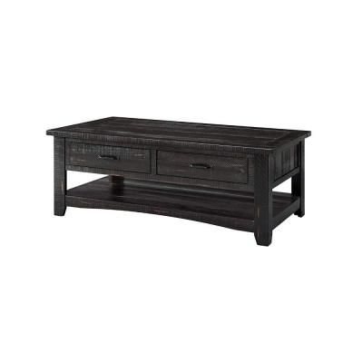 Drawers – Black – Coffee Tables – Accent Tables – The Home Regarding Swan Black Coffee Tables (View 10 of 15)