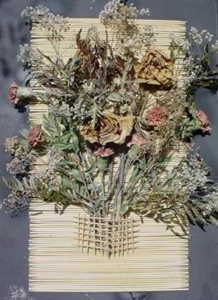 Dry Flower Wall Hanging Art – Vanisworksvanisworks Pertaining To Flowers Wall Art (View 14 of 15)