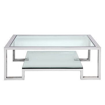Duplicity Coffee Table | Silver | Color Guide | Trends | Z For Silver And Acrylic Coffee Tables (View 11 of 15)