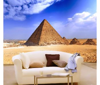 Egyptian Pyramids Country Culture Design Wall Paper For Regarding Pyrimids Wall Art (View 7 of 15)