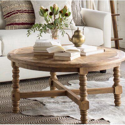 Farmhouse & Rustic Coffee Tables | Birch Lane Intended For Rustic Espresso Wood Coffee Tables (View 4 of 15)