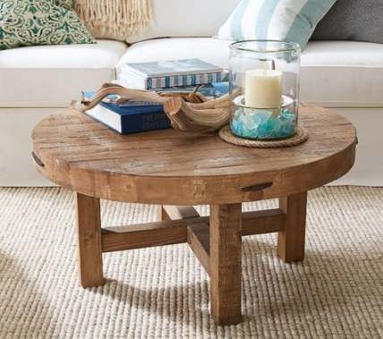 Farmhouse Table Round Pottery Barn 38 Ideas | Coffee Table Throughout Antique Blue Wood And Gold Coffee Tables (View 11 of 15)