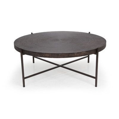 Farnum Coffee Table | Living Room Coffee Table, Copper In Oxidized Coffee Tables (View 6 of 15)