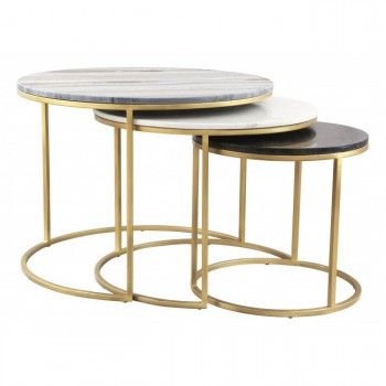 Franco Nesting Coffee Tables Multicolor | 102018 For Nesting Cocktail Tables (View 12 of 15)