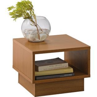 Garage Sale Finds | Cube Side Table, Oak End Tables, End For 1 Shelf Coffee Tables (View 8 of 15)