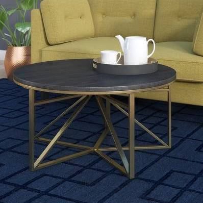 Gold And Grey Round Coffee Table – Google Search | Coffee In Smoke Gray Wood Coffee Tables (View 2 of 15)