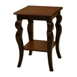 Grant Cherry Chocolate/Espresso Two Tone End Table Throughout Cocoa Coffee Tables (View 14 of 15)