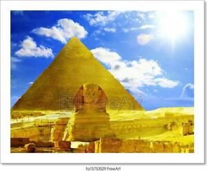Great Pyramid Of Art Print / Canvas Print (View 9 of 15)
