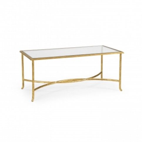 Hand Finished Gold Coffee Table Look For Less Regarding Gold Coffee Tables (View 10 of 15)