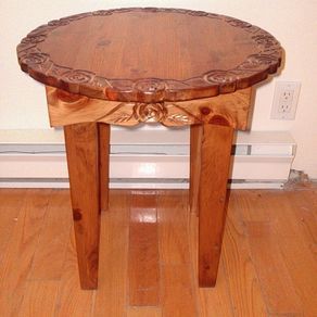 Hand Made Black 6 Foot Drop Leaf Table On Old Pine Regarding Leaf Round Coffee Tables (View 10 of 15)