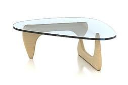 Herman Miller Noguchi Coffee Table White Ash Base For White Triangular Coffee Tables (View 6 of 15)